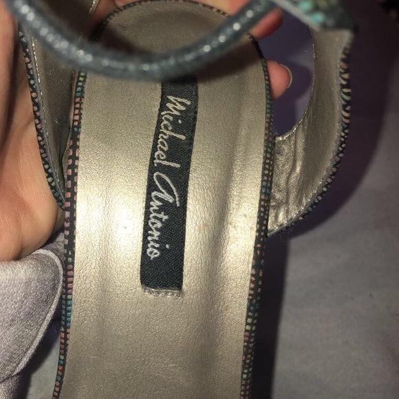 Michael Antonio Snakeskin Heels - Picture 7 of 7